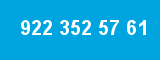 922 352 57 61 922 352 57 61